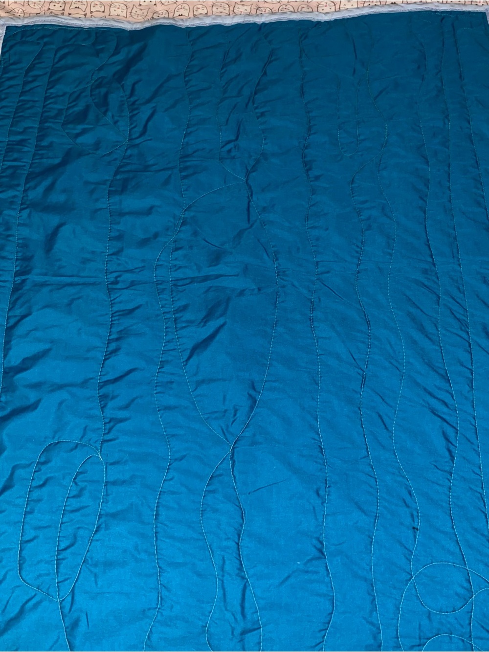 2 cotton quilted patchwork boys blankets like new never used was washed - Picture 4 of 4